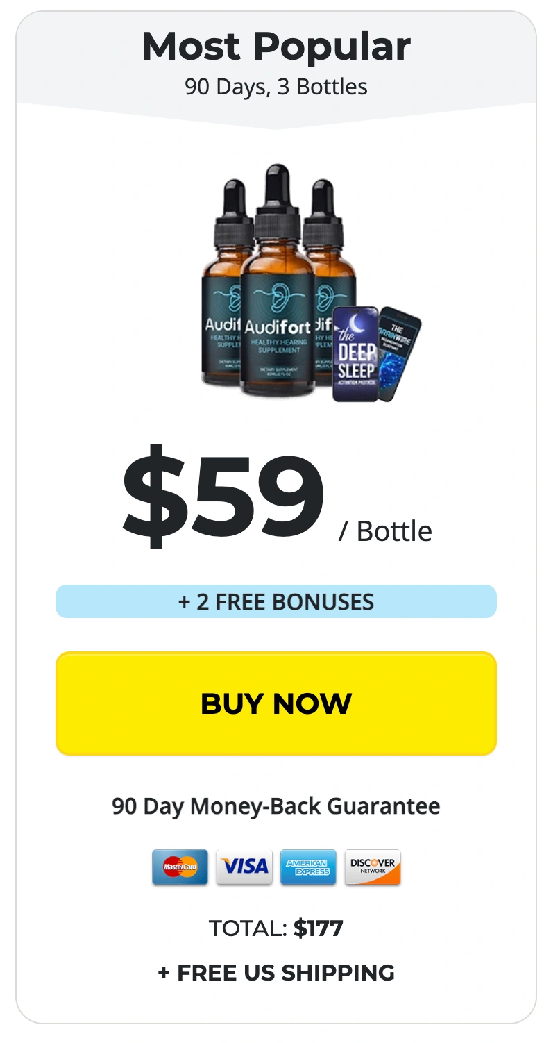 Audifort three bottles order